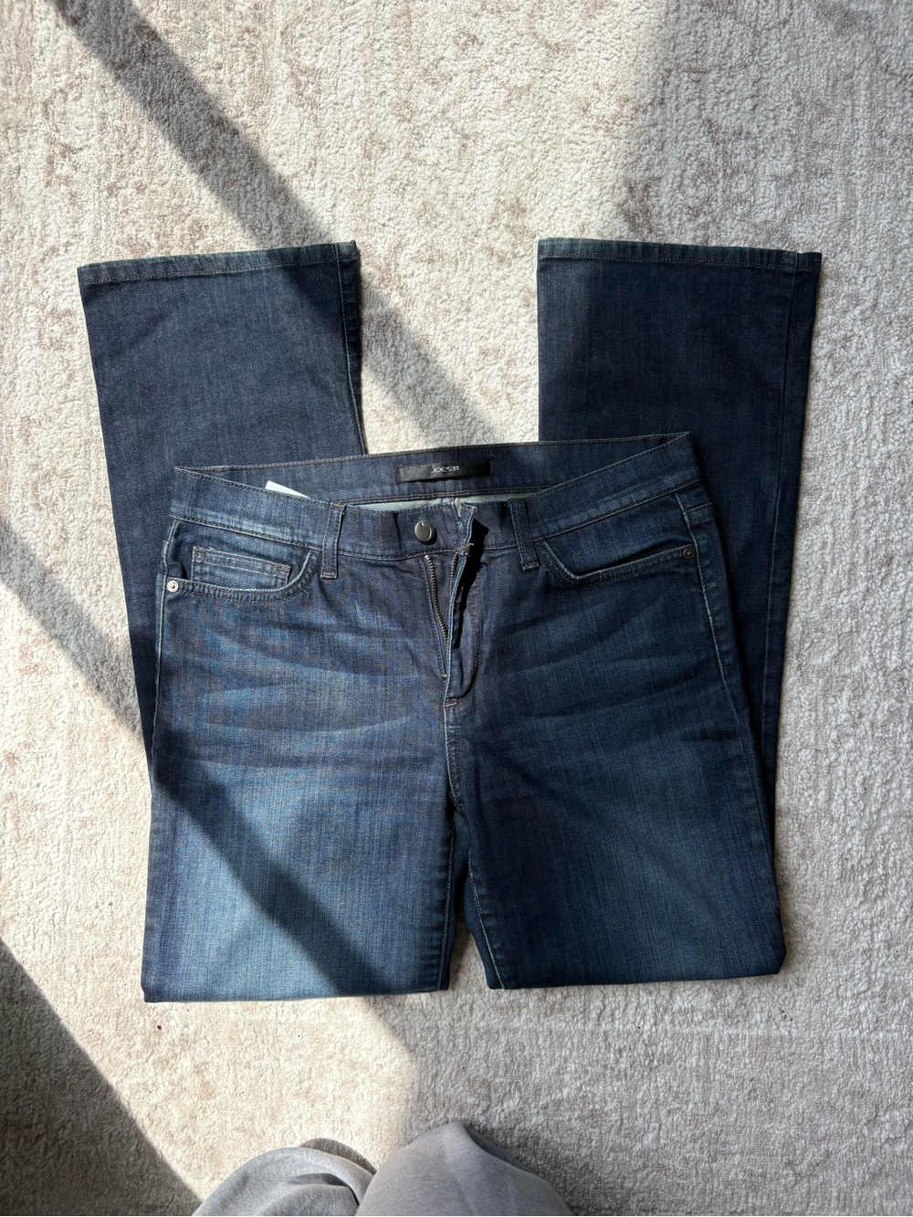 Joe's Jeans Women's Dark Indigo Wide-Leg Jeans